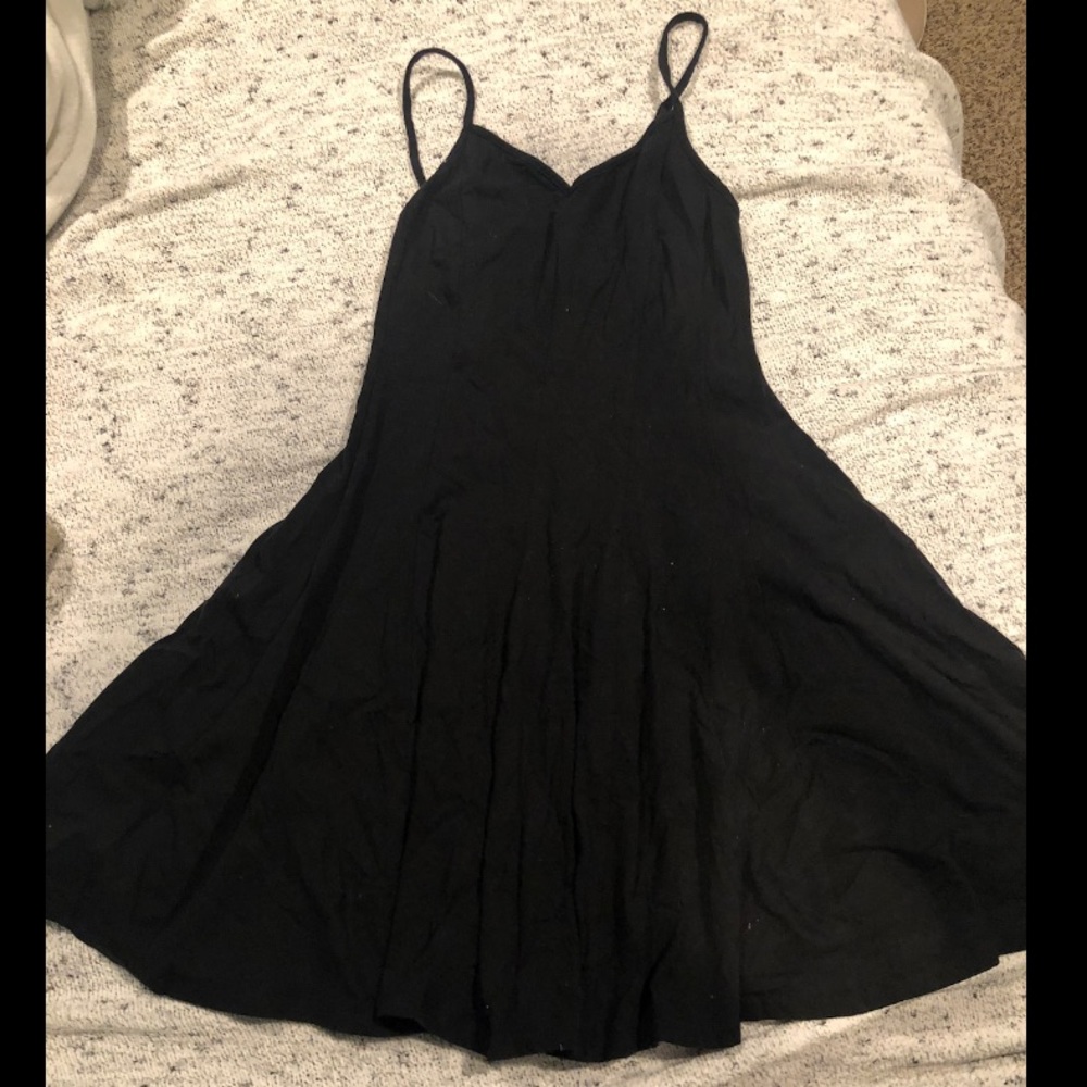 Black skater dress
